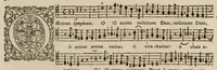 An illustration from Motets pour la chapelle du Roy, mis en musique, par Monsieur Du Mont abbé de Silly, & maistre de la musique, de ladite chapelle. Basse-taille du petit choeur. (1686)