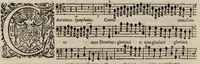 An illustration from Motets pour la chapelle du Roy, mis en musique, par Monsieur Du Mont abbé de Silly, & maistre de la musique, de ladite chapelle. Basse du petit choeur. (1686)
