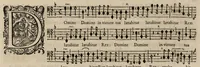 An illustration from Motets pour la chapelle du Roy, mis en musique, par Monsieur Du Mont abbé de Silly, & maistre de la musique, de ladite chapelle. Basse du petit choeur. (1686)