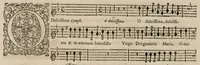 An illustration from Motets pour la chapelle du Roy, mis en musique, par Monsieur Du Mont abbé de Silly, & maistre de la musique, de ladite chapelle. Dessus du grand choeur. (1686)