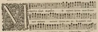An illustration from Motets pour la chapelle du Roy, mis en musique, par Monsieur Du Mont abbé de Silly, & maistre de la musique, de ladite chapelle. Haute-contre du grand choeur. (1686)