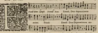 An illustration from Motets pour la chapelle du Roy, mis en musique, par Monsieur Du Mont abbé de Silly, & maistre de la musique, de ladite chapelle. Basse-taille du grand choeur. (1686)