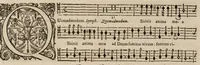 An illustration from Motets pour la chapelle du Roy, mis en musique, par Monsieur Du Mont abbé de Silly, & maistre de la musique, de ladite chapelle. Basse-taille du grand choeur. (1686)