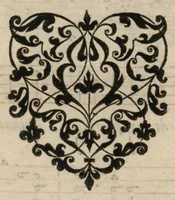 An illustration from Airs de cour avec la tablature de luth de Estienne Moulinié, chef de la musique de Monseigneur le Duc d'Orléans, frere unique du Roy. Quatriesme livre. (1633)