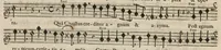 An illustration from Meslanges de sujets chrestiens, cantiques, litanies et motets. Mis en musique, à 2, 3, 4, & 5 parties, avec une Basse-continuë. Dediez à Madame la Duchesse d'Orleans. Par Estienne Moulinié de Languedoc, chef ordinaire de la musique de Son Altesse Royale Monseigneur le Duc d'Orleans. Dessus. (1658)