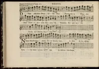 Picture 8 of 15 from Meslanges de sujets chrestiens, cantiques, litanies et motets. Mis en musique, à 2, 3, 4, & 5 parties, avec une Basse-continuë. Dediez à Madame la Duchesse d'Orleans. Par Estienne Moulinié de Languedoc, chef ordinaire de la musique de Son Altesse Royale Monseigneur le Duc d'Orleans. Dessus. (1658), leaf 57