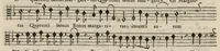 An illustration from Meslanges de sujets chrestiens, cantiques, litanies et motets. Mis en musique, à 2, 3, 4, & 5 parties, avec une Basse-continuë. Dediez à Madame la Duchesse d'Orleans. Par Estienne Moulinié de Languedoc, chef ordinaire de la musique de Son Altesse Royale Monseigneur le Duc d'Orleans.Taille haute. (1658)