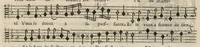 An illustration from Meslanges de sujets chrestiens, cantiques, litanies et motets. Mis en musique, à 2, 3, 4, & 5 parties, avec une Basse-continuë. Dediez à Madame la Duchesse d'Orleans. Par Estienne Moulinié de Languedoc, chef ordinaire de la musique de Son Altesse Royale Monseigneur le Duc d'Orleans.Taille haute. (1658)