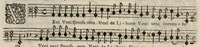 An illustration from Meslanges de sujets chrestiens, cantiques, litanies et motets. Mis en musique, à 2, 3, 4, & 5 parties, avec une Basse-continuë. Dediez à Madame la Duchesse d'Orleans. Par Estienne Moulinié de Languedoc, chef ordinaire de la musique de Son Altesse Royale Monseigneur le Duc d'Orleans. Basse. (1658)