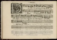 Picture 11 of 15 from Meslanges de sujets chrestiens, cantiques, litanies et motets. Mis en musique, à 2, 3, 4, & 5 parties, avec une Basse-continuë. Dediez à Madame la Duchesse d'Orleans. Par Estienne Moulinié de Languedoc, chef ordinaire de la musique de Son Altesse Royale Monseigneur le Duc d'Orleans. Basse. (1658), leaf 65