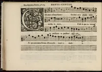Picture 2 of 12 from Meslanges de sujets chrestiens, cantiques, litanies et motets. Mis en musique, à 2, 3, 4, & 5 parties, avec une Basse-continuë. Dediez à Madame la Duchesse d'Orleans. Par Estienne Moulinié de Languedoc, chef ordinaire de la musique de Son Altesse Royale Monseigneur le Duc d'Orleans. Haute-contre. (1658), leaf 35