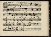 Picture 6 of 34 from Meslanges de sujets chrestiens, cantiques, litanies et motets. Mis en musique, à 2, 3, 4, & 5 parties, avec une Basse-continuë. Dediez à Madame la Duchesse d'Orleans. Par Estienne Moulinié de Languedoc, chef ordinaire de la musique de Son Altesse Royale Monseigneur le Duc d'Orleans. Basse-continue. (1658), leaf 30