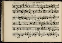 Picture 17 of 34 from Meslanges de sujets chrestiens, cantiques, litanies et motets. Mis en musique, à 2, 3, 4, & 5 parties, avec une Basse-continuë. Dediez à Madame la Duchesse d'Orleans. Par Estienne Moulinié de Languedoc, chef ordinaire de la musique de Son Altesse Royale Monseigneur le Duc d'Orleans. Basse-continue. (1658), leaf 55