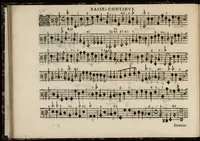 Picture 22 of 34 from Meslanges de sujets chrestiens, cantiques, litanies et motets. Mis en musique, à 2, 3, 4, & 5 parties, avec une Basse-continuë. Dediez à Madame la Duchesse d'Orleans. Par Estienne Moulinié de Languedoc, chef ordinaire de la musique de Son Altesse Royale Monseigneur le Duc d'Orleans. Basse-continue. (1658), leaf 65