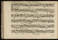 Picture 28 of 34 from Meslanges de sujets chrestiens, cantiques, litanies et motets. Mis en musique, à 2, 3, 4, & 5 parties, avec une Basse-continuë. Dediez à Madame la Duchesse d'Orleans. Par Estienne Moulinié de Languedoc, chef ordinaire de la musique de Son Altesse Royale Monseigneur le Duc d'Orleans. Basse-continue. (1658), leaf 81