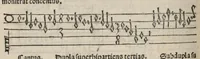 Picture 28 of 30 from Enchiridion musices Nicolai Wollici Barroducensis de gregoriana et figurativa atque contrapuncto simplici percommode tractans, omnibus cantu oblectantibus, perutile et necessarium. (1512), leaf 159
