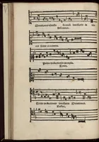 An illustration from Enchiridion musices Nicolai Wollici Barroducensis de gregoriana et figurativa atque contrapuncto simplici percommode tractans, omnibus cantu oblectantibus, perutile et necessarium. (1512)