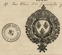 An illustration from Motets et elevations pour la chapelle du Roy, imprimez par l'ordre de Sa Majesté. Quartier d'avril, may, & juin 1686. (1686)