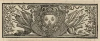 An illustration from Motets et elevations pour la chapelle du Roy, imprimez par l'ordre de Sa Majesté. Quartier d'avril, may, & juin 1686. (1686)