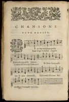 An illustration from Les equivoques du sieur de Chancy. (1640)