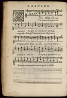 An illustration from Les equivoques du sieur de Chancy. (1640)