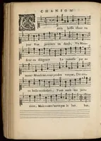 An illustration from II. Livre des equivoques du sieur de Chancy, maistre de la musique de la chambre du Roy. (1647)