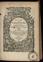 Picture 1 of 7 from IV. Livre de chansons du sieur de Chancy, maistre de la musique de la chambre du Roy. (1651), leaf 6