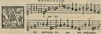 Picture 7 of 33 from Musica nova di Adriano Willaert all'illustrissimo et eccellentissimo signor il signor donno Alfonso d'Este prencipe di Ferrara. Quinta pars. (1559), leaf 35