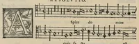 Picture 10 of 33 from Musica nova di Adriano Willaert all'illustrissimo et eccellentissimo signor il signor donno Alfonso d'Este prencipe di Ferrara. Quinta pars. (1559), leaf 43