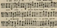An illustration from Basso. Harmonia d'affetti devoti a due, tre, e quatro voci consagrata all'altezza serenissima del signor prencipe Alessandro Farnesi di Parma, da Giovanni Legrenzi, primo organista di S. Maria Maggiore di Bergamo et accademico eccitato. Libro primo, opera terza. (1655)