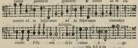 An illustration from Basso. Harmonia d'affetti devoti a due, tre, e quatro voci consagrata all'altezza serenissima del signor prencipe Alessandro Farnesi di Parma, da Giovanni Legrenzi, primo organista di S. Maria Maggiore di Bergamo et accademico eccitato. Libro primo, opera terza. (1655)