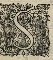 An illustration from Basso. Harmonia d'affetti devoti a due, tre, e quatro voci consagrata all'altezza serenissima del signor prencipe Alessandro Farnesi di Parma, da Giovanni Legrenzi, primo organista di S. Maria Maggiore di Bergamo et accademico eccitato. Libro primo, opera terza. (1655)