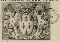Picture 1 of 4 from Basso continuo. Harmonia d'affetti devoti a due, tre, e quatro voci consagrata all'altezza serenissima del signor prencipe Alessandro Farnesi di Parma, da Giovanni Legrenzi, primo organista di S. Maria Maggiore di Bergamo et accademico eccitato. Libro primo, opera terza. (1655), leaf 6