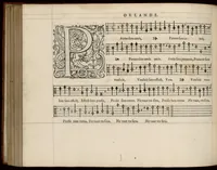 An illustration from Contra. Livre de chansons a cinc parties : avec deux dialogues : a huit. D'Orlande de Lassus. (1581)
