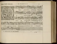 An illustration from Contra. Livre de chansons a cinc parties : avec deux dialogues : a huit. D'Orlande de Lassus. (1581)