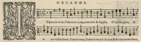 An illustration from Tenor. Livre de chansons a cinc parties : avec deux dialogues : a huit. D'Orlande de Lassus. (1581)