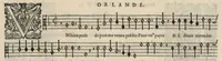 An illustration from Tenor. Livre de chansons a cinc parties : avec deux dialogues : a huit. D'Orlande de Lassus. (1581)