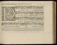 An illustration from Quinta pars. Livre de chansons a cinc parties : avec deux dialogues : a huit. D'Orlande de Lassus. (1581)