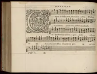 An illustration from Superius. Continuation du mellange d'Orlande de Lassus. A 3. 4. 5. 6. & dix parties. (1584)