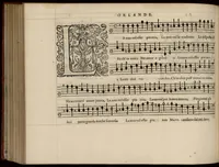 An illustration from Superius. Continuation du mellange d'Orlande de Lassus. A 3. 4. 5. 6. & dix parties. (1584)