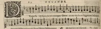 An illustration from Superius. Continuation du mellange d'Orlande de Lassus. A 3. 4. 5. 6. & dix parties. (1584)