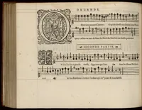 An illustration from Contra. Continuation du mellange d'Orlande de Lassus. A 3. 4. 5. 6. & dix parties. (1584)