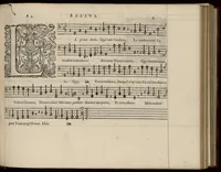 An illustration from Bassus. Continuation du mellange d'Orlande de Lassus. A 3. 4. 5. 6. & dix parties. (1584)