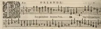 An illustration from Bassus. Continuation du mellange d'Orlande de Lassus. A 3. 4. 5. 6. & dix parties. (1584)