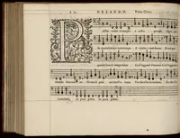An illustration from Bassus. Continuation du mellange d'Orlande de Lassus. A 3. 4. 5. 6. & dix parties. (1584)