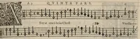 An illustration from Quinta pars. Continuation du mellange d'Orlande de Lassus. A 3. 4. 5. 6. & dix parties. (1584)