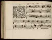 An illustration from Quinta pars. Continuation du mellange d'Orlande de Lassus. A 3. 4. 5. 6. & dix parties. (1584)