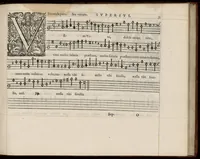 An illustration from Meslanges de la musique de Clau. Le Jeune a 4. 5. 6. 8. & 10. parties. Superius. (1587)