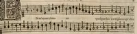 An illustration from Meslanges de la musique de Clau. Le Jeune a 4. 5. 6. 8. & 10. parties. Superius. (1587)