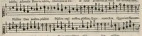 An illustration from Meslanges de la musique de Clau. Le Jeune a 4. 5. 6. 8. & 10. parties. Contra. (1587)